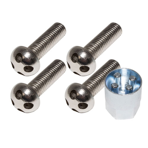 Four Hole Anti-theft Bolt