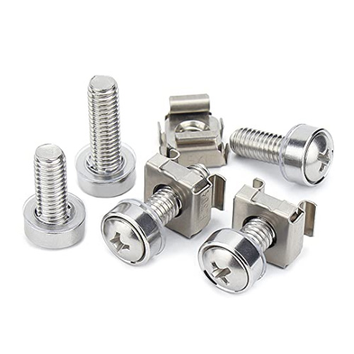 လှောင်အိမ် nut ကို bolt နှင့် washer ဖြင့် Rack