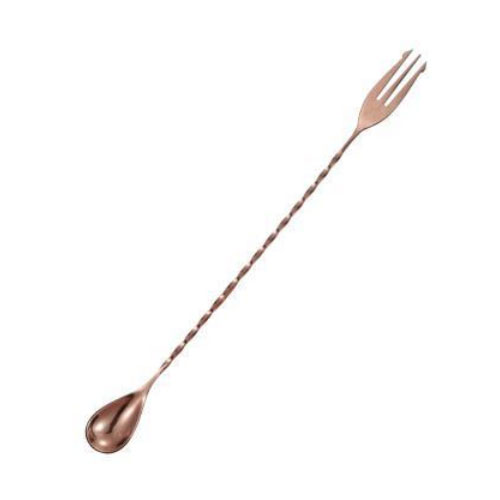 Stainless Steel Polished Bartender Mixing Whisky Spoon Cocktail Shaker Bar Spoon
